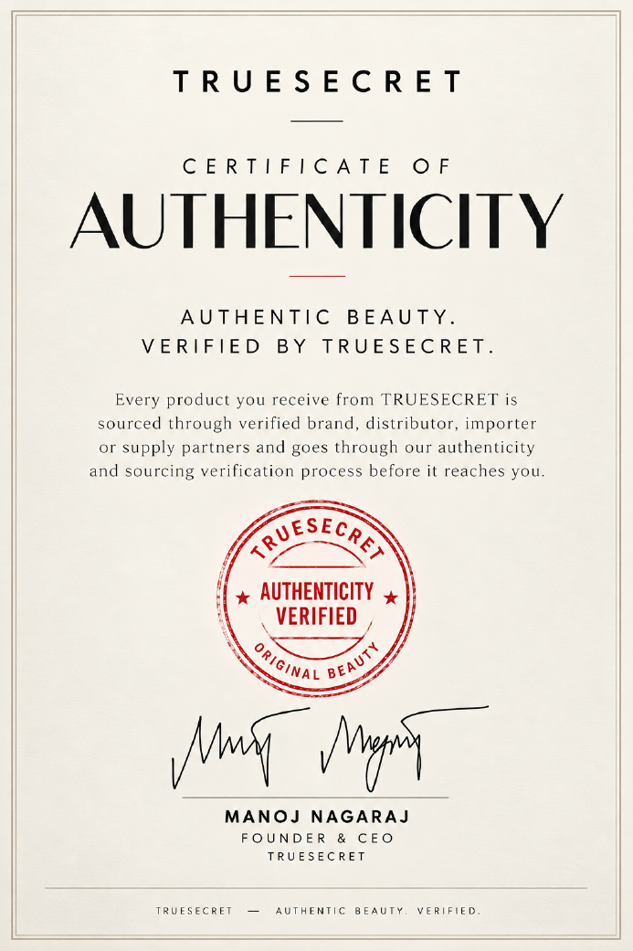 TRUESECRET certificate